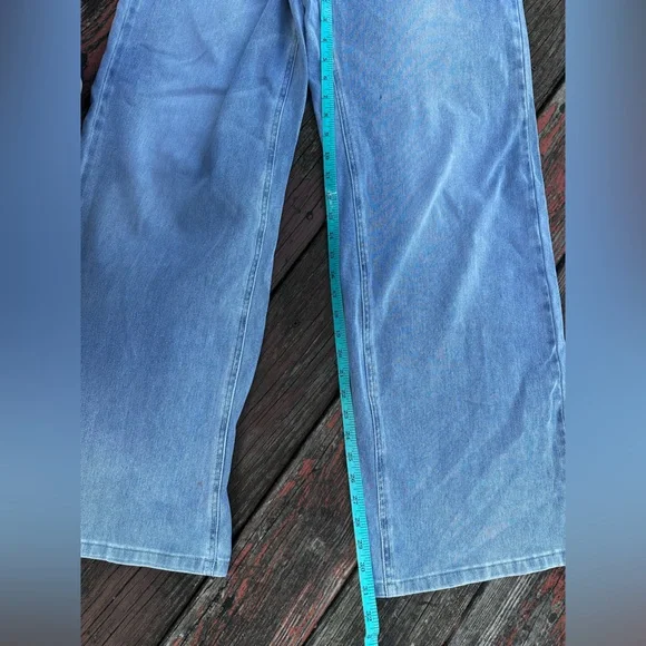 HALARA Women's Blue Flare & Wide Leg Jeans - Picture 5 of 8